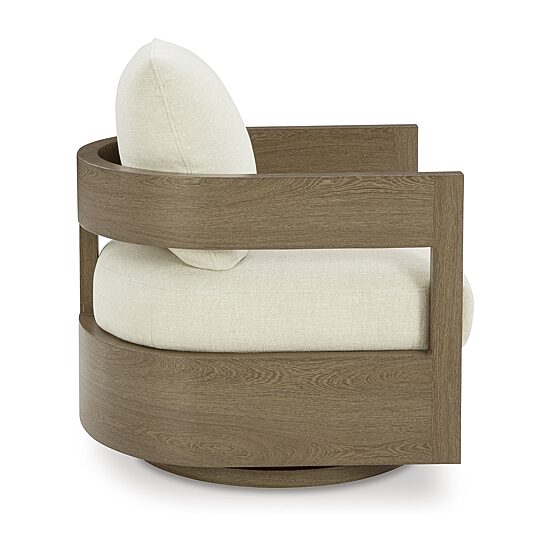 Signature Design by Ashley Severn Outdoor Swivel Glider Chair with Cushion