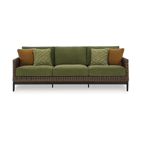 Signature Design by Ashley Hoquiam Outdoor Sofa with Cushion