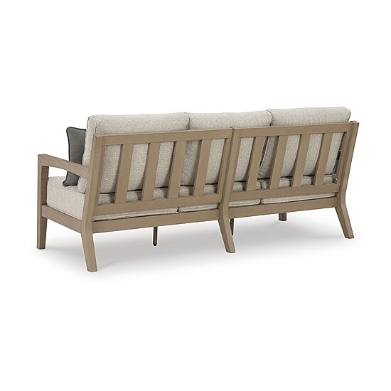 Signature Design by Ashley Hancock Outdoor Sofa with Cushion