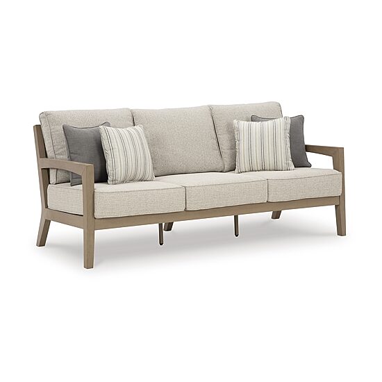 Signature Design by Ashley Hancock Outdoor Sofa with Cushion