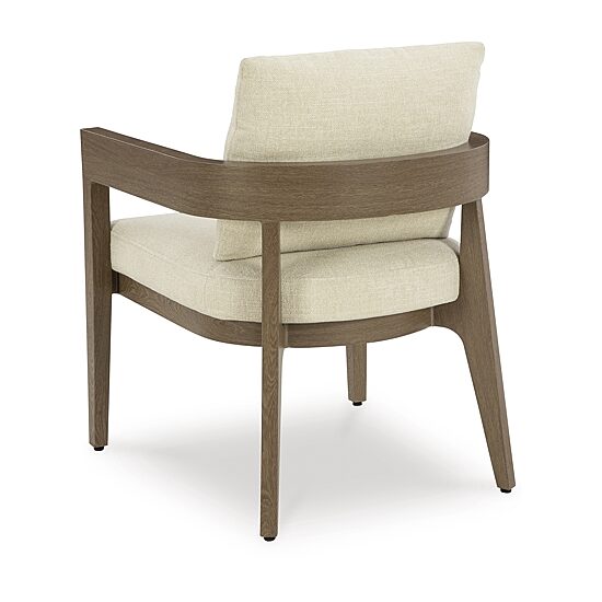 Signature Design by Ashley Severn Outdoor Dining Arm Chair with Cushion (Set of 2)
