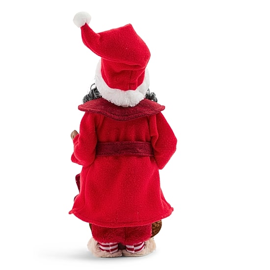 North Pole Trading Co. African American 12" Pjs Christmas Santa Figurine
