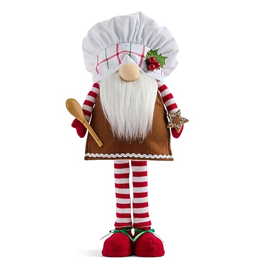 North Pole Trading Co. 20" Standing Baker Christmas Gnome