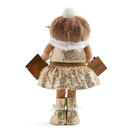 North Pole Trading Co. 15" Shopper Girl Christmas Gnome
