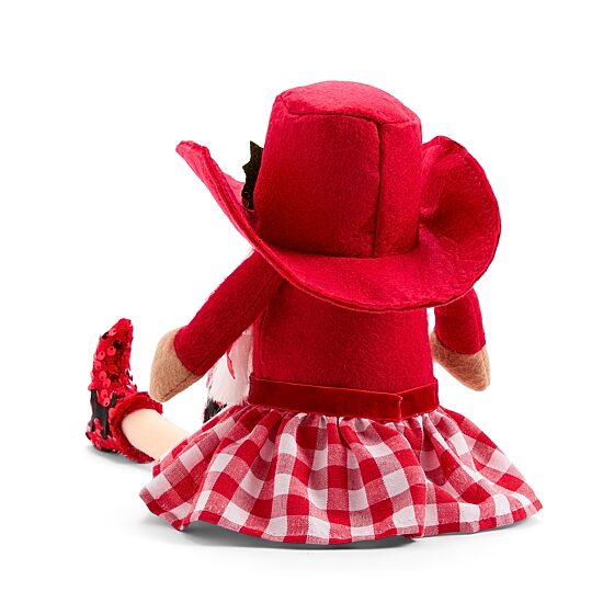 North Pole Trading Co. 15" Cowgirl Christmas Gnome