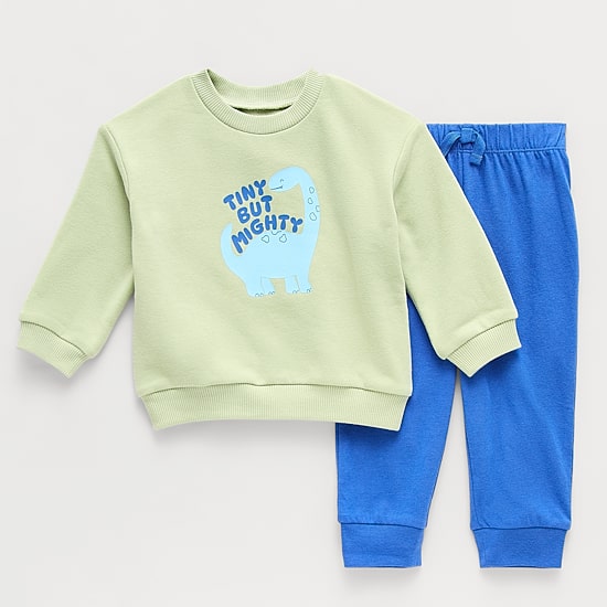 Okie Dokie Baby Boys French Terry 2-pc. Pant Set