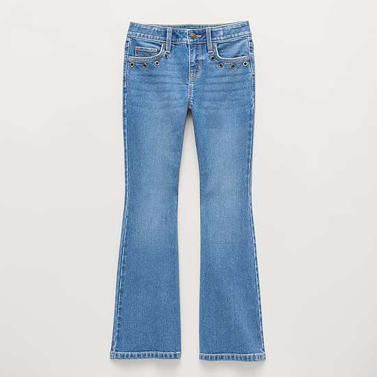 Thereabouts Little & Big Kid Girls Mid Rise Flare Leg Jean