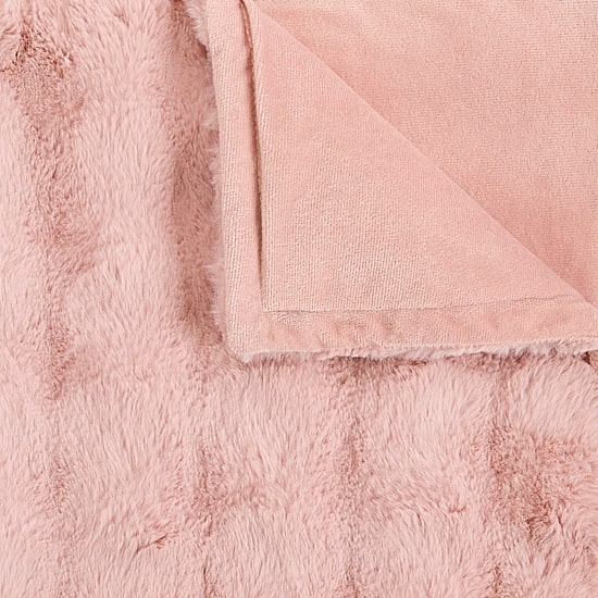 Regal Home Bubble Faux Fur 50x70 Washable Midweight Throw