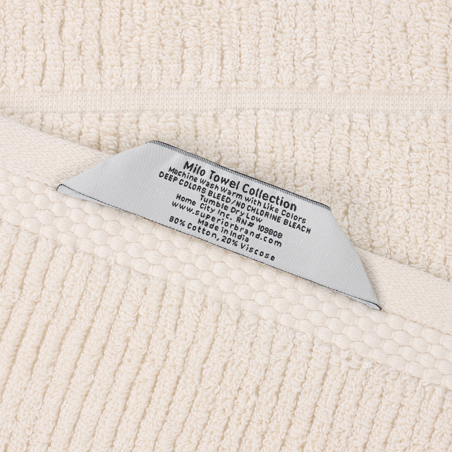 SUPERIOR® Milo Smart Twist Viscose Cotton Blend -pc. Quick Dry Bath Towel Set