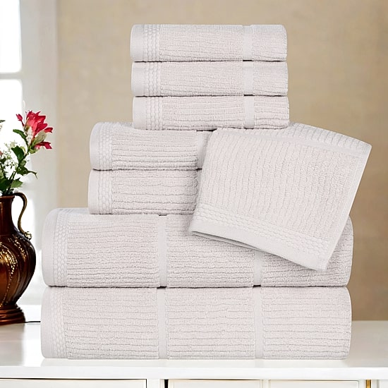 SUPERIOR® Milo Smart Twist Viscose Cotton Blend 8-pc. Quick Dry Bath Towel Set