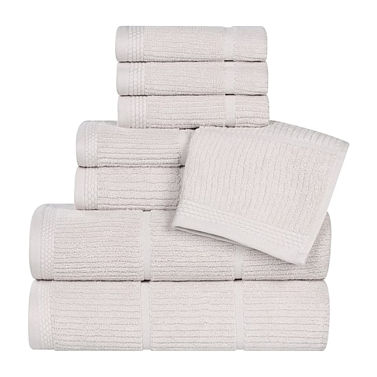 SUPERIOR® Milo Smart Twist Viscose Cotton Blend 8-pc. Quick Dry Bath Towel Set