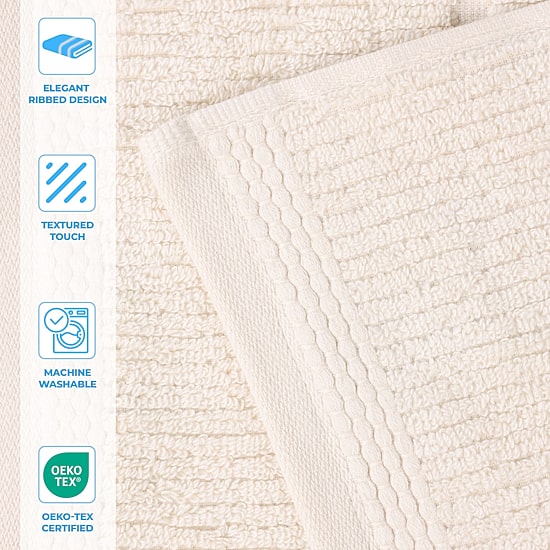 SUPERIOR® Milo Smart Twist Viscose Cotton Blend 3-pc. Quick Dry Bath Towel Set