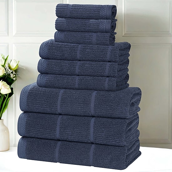 SUPERIOR® Milo Smart Twist Viscose Cotton Blend 9-pc. Quick Dry Bath Towel Set