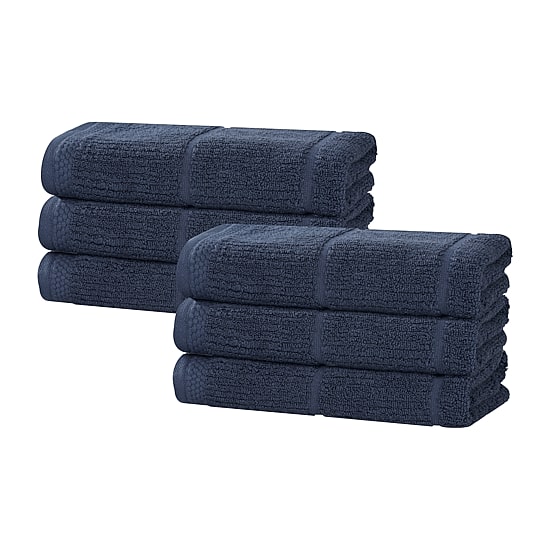 SUPERIOR® Milo Smart Twist Viscose Cotton Blend 6-pc. Hand Towel