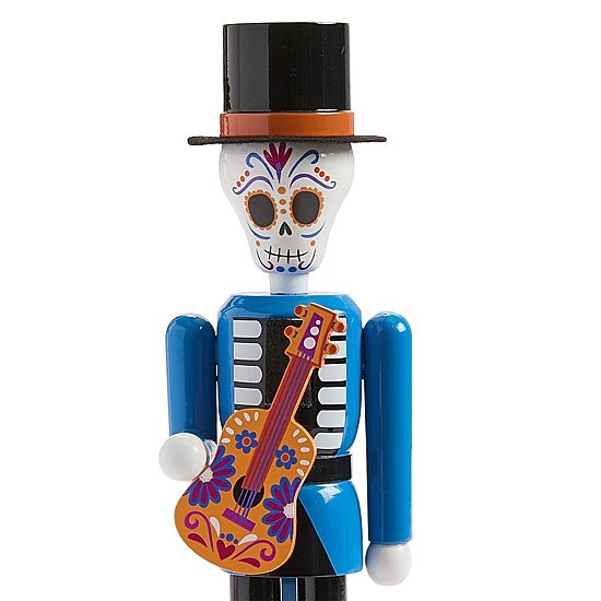 Layerings 14" Day Of The Dead Boy Wood Nutcracker