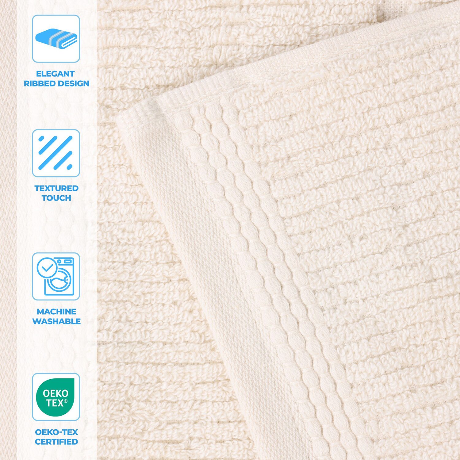 SUPERIOR® Milo Smart Twist Viscose Cotton Blend 12-pc. Quick Dry Washcloth