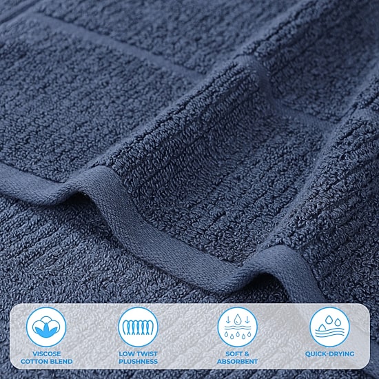 SUPERIOR® Milo Smart Twist Viscose Cotton Blend 12-pc. Quick Dry Washcloth