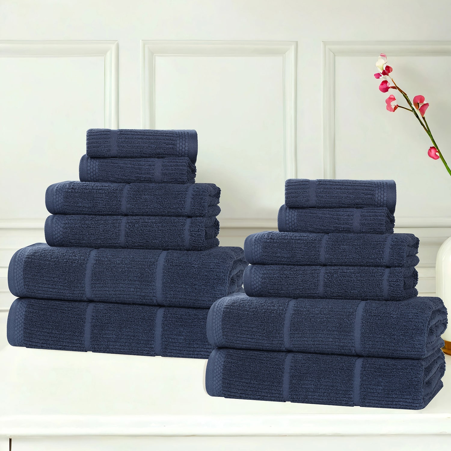 SUPERIOR® Milo Smart Twist Viscose Cotton Blend 12-pc. Quick Dry Bath Towel Set