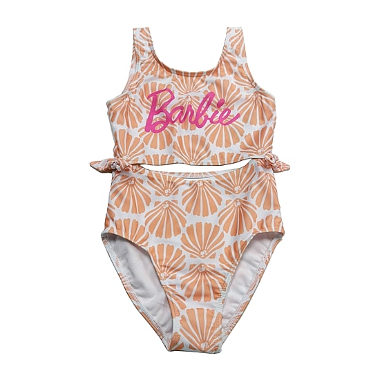 Little Girls Barbie Sleeveless One Piece Swimsuit