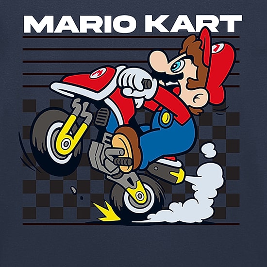 Mens Crew Neck Short Sleeve Classic Fit Super Mario Big and Tall Graphic T-Shirt