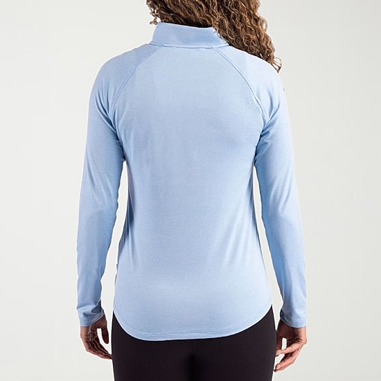 CUTTER & BUCK® Womens Mock Neck Long Sleeve Quarter-Zip Pullover