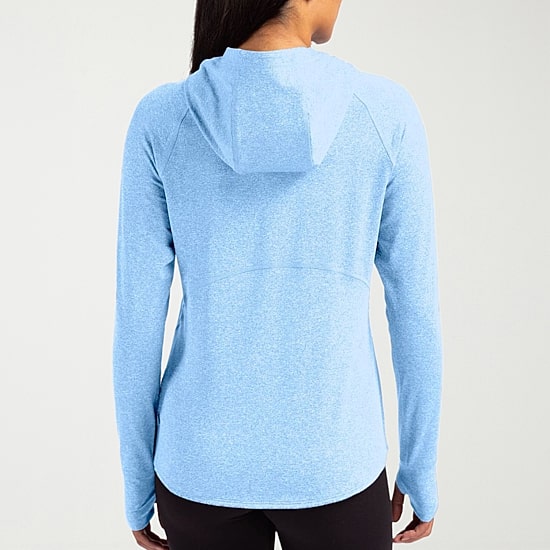 CUTTER & BUCK® Womens Hooded Long Sleeve Hooded Quarter-Zip Pullover