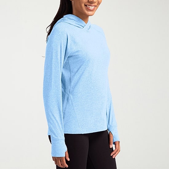 CUTTER & BUCK® Womens Hooded Long Sleeve Hooded Quarter-Zip Pullover