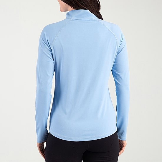 CUTTER & BUCK® Womens Mock Neck Long Sleeve Quarter-Zip Pullover