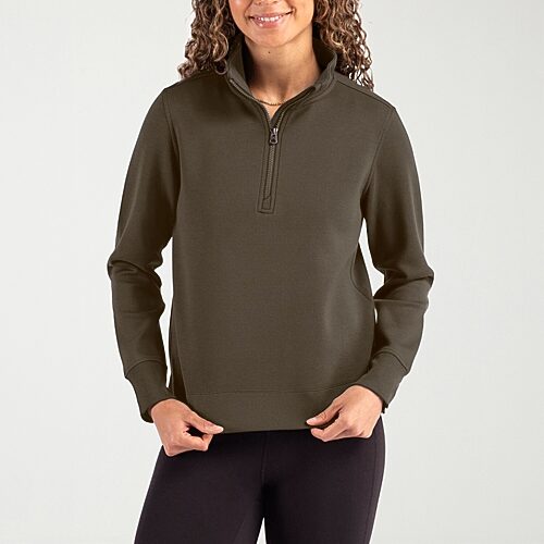 Cutter & Buck Women's Roam Epic Versatility Recycled Quarter Zip Pullover - Poplar