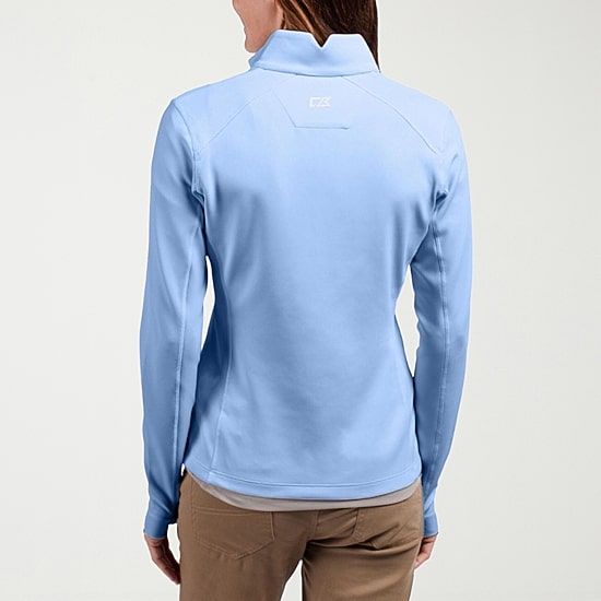 CUTTER & BUCK® Womens Mock Neck Long Sleeve Quarter-Zip Pullover