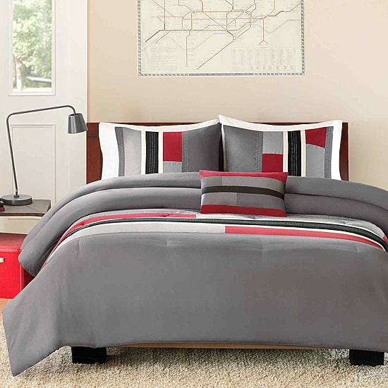Intelligent Design Stripes Comforter Set