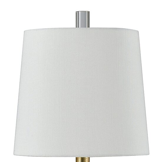 Stylecraft Flora 9.5 W Antique Gold Steel Table Lamp
