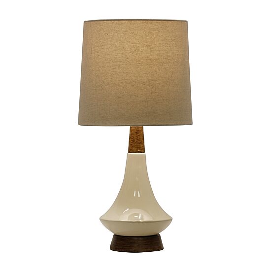 Stylecraft Faux Wood Table Lamp