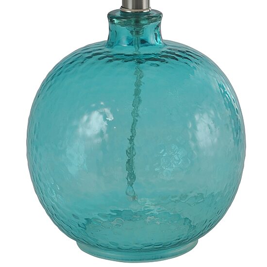 Stylecraft 9.5 W Cerulean Glass Table Lamp