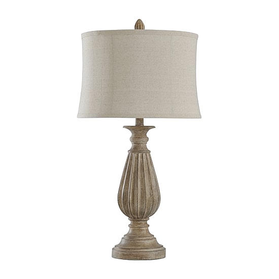 Stylecraft 15 W Brown & Black Table Lamp
