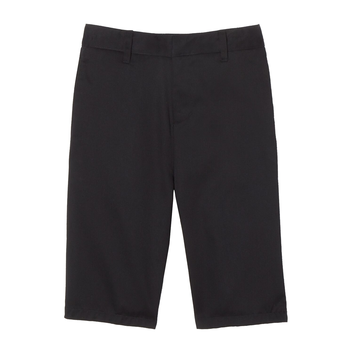 French Toast Flat Front Short Little Boys 10" Mid Rise Adjustable Waist Stretch Fabric Chino