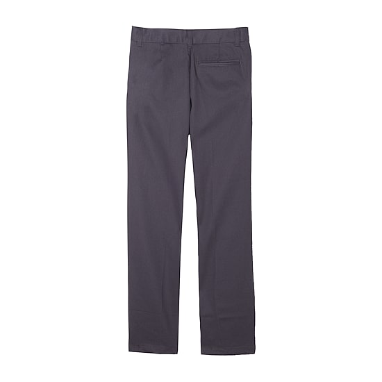 French Toast Relaxed Fit Twill Pant Boys Straight Relaxed Fit Pleated Pant