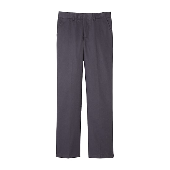 French Toast Relaxed Fit Twill Pant Boys Straight Relaxed Fit Pleated Pant