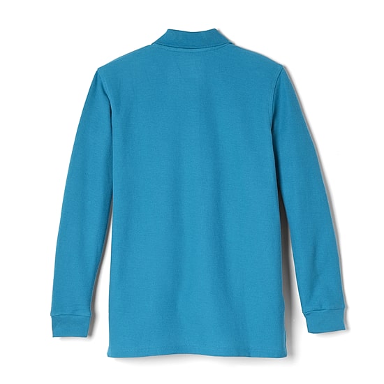 French Toast Toddler Boys Long Sleeve Regular Fit Stretch Fabric Polo Shirt