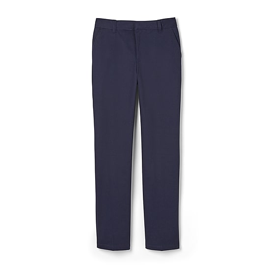 French Toast Big Kid Boys Straight Relaxed Fit Flat Front Pant