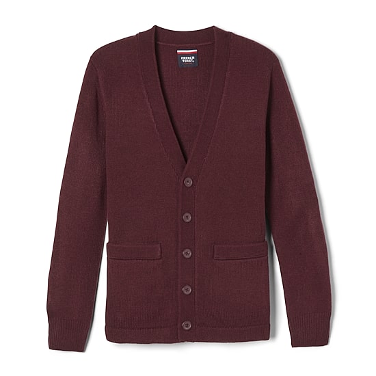 French Toast Toddler Boys V Neck Long Sleeve Button Cardigan
