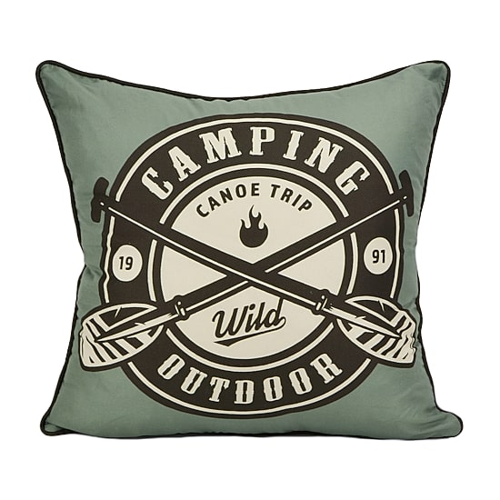 Your Lifestyle By Donna Sharp Forest Weave Camping Square Throw Pillow