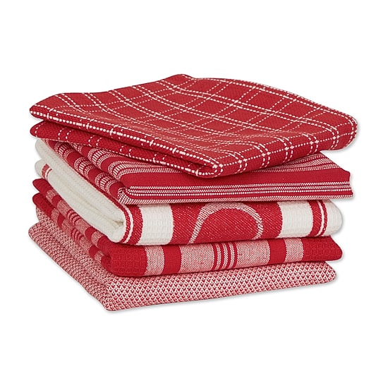 Design Imports Asst Foodie 5-pc. Towel + Dish Cloth Set