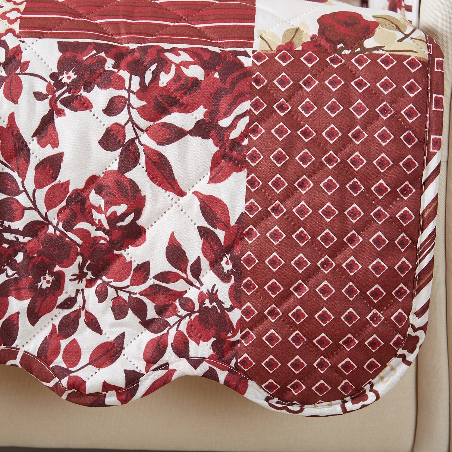 Linery Patchwork Loveseat Protector