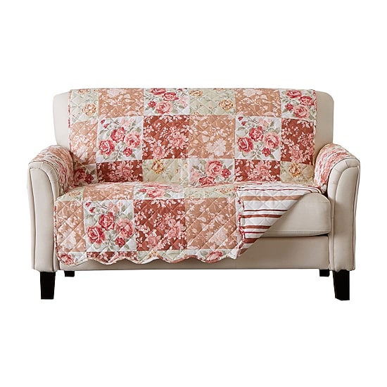 Linery Floral Loveseat Protector