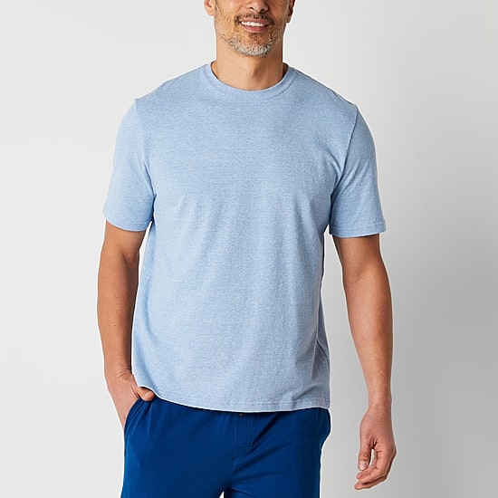 Stafford Super Soft Mens Crew Neck Short Sleeve Pajama Top