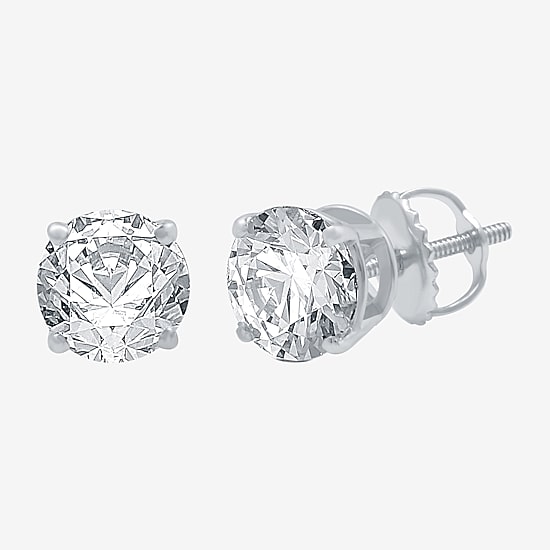 Ever Star 1 3/8 CT. T.W. Lab-Grown (G / SI1-SI2)  Diamond 10K or 14K Gold Round Stud Earrings