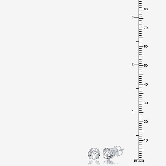 Ever Star 1 3/8 CT. T.W. Lab-Grown (G / SI1-SI2)  Diamond 10K or 14K Gold Round Stud Earrings