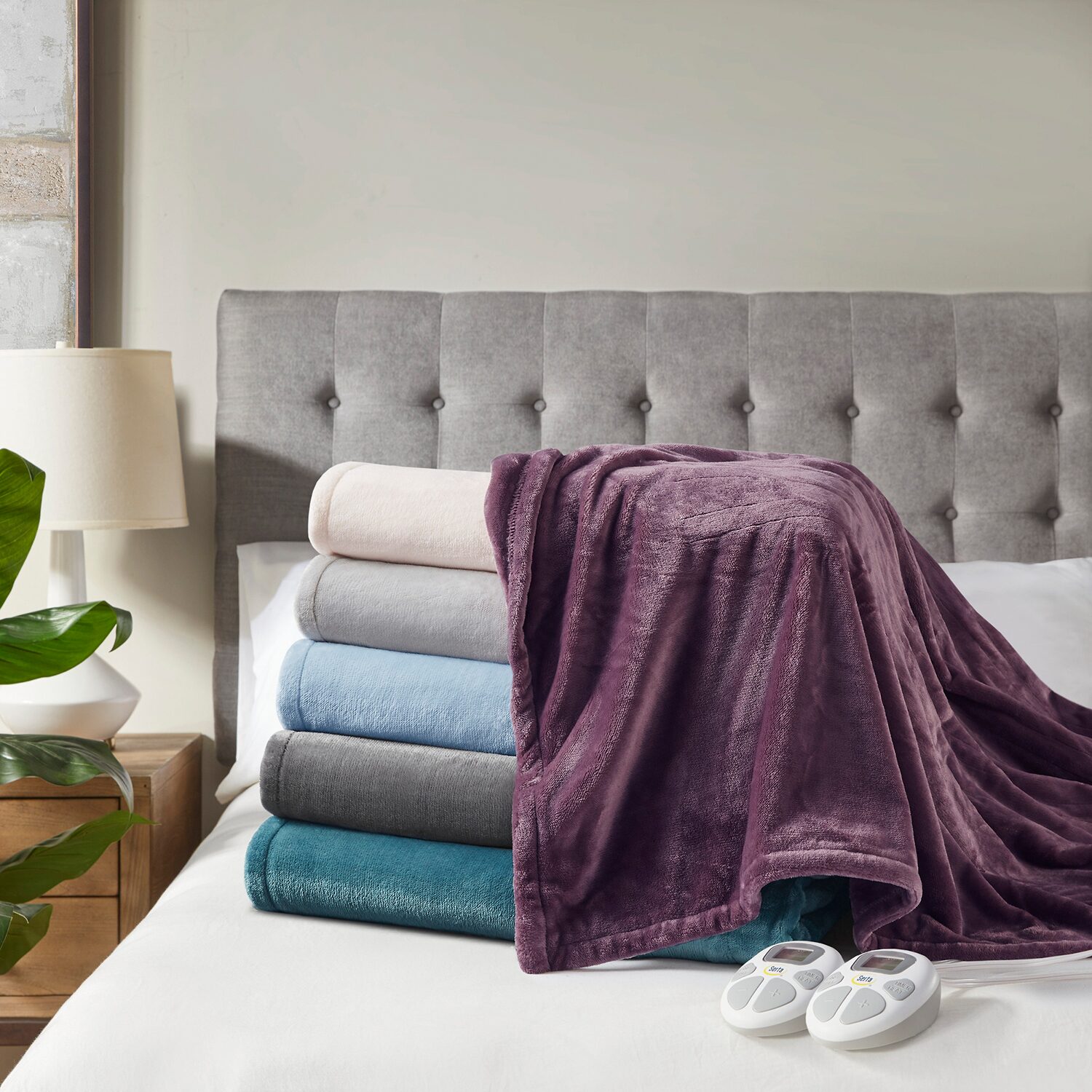 Serta® Plush Soft Heated Electric Blanket