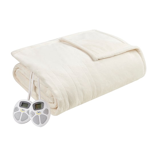 Serta® Plush Soft Heated Electric Blanket
